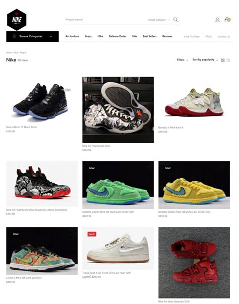 nike counterfeit websites